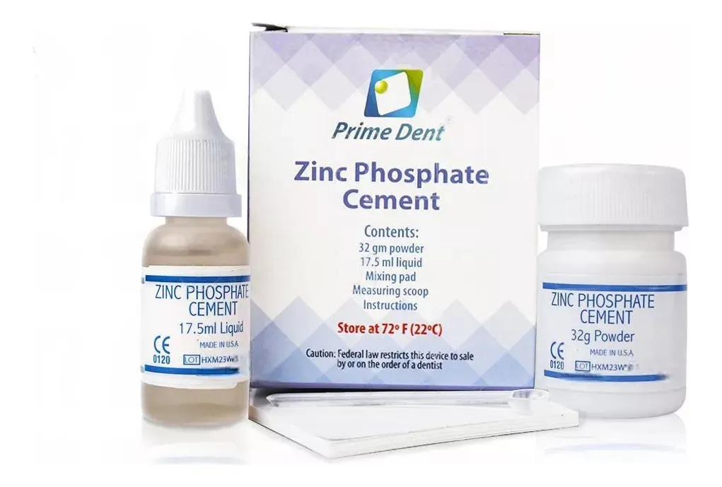 Cemento de Fosfato de Zinc Prime Dental 32g/17.5ml