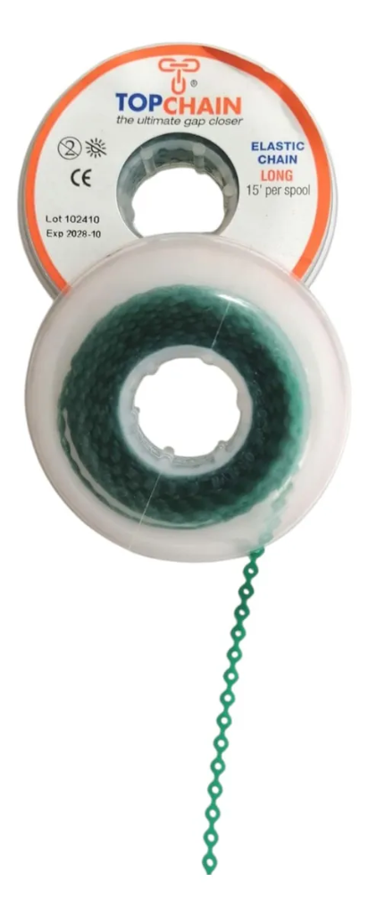 Cadena Elástica Top Chain 4.57m Abierta Dark Green