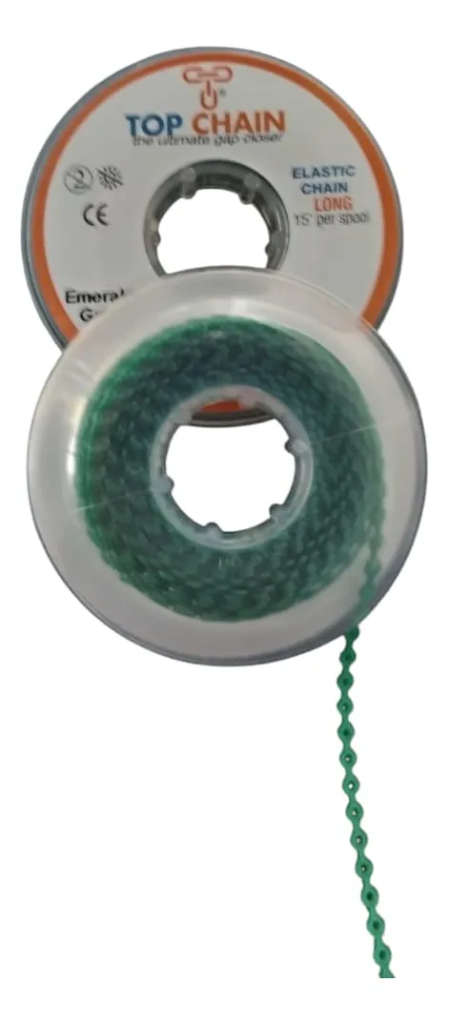 Cadena Elástica Top Chain 4.57m Abierta Emerald Green