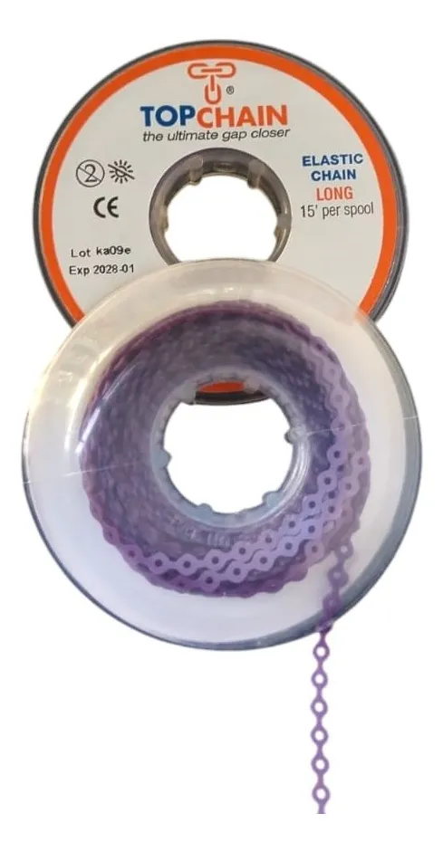 Cadena Elástica Top Chain 4.57m Abierta Grape