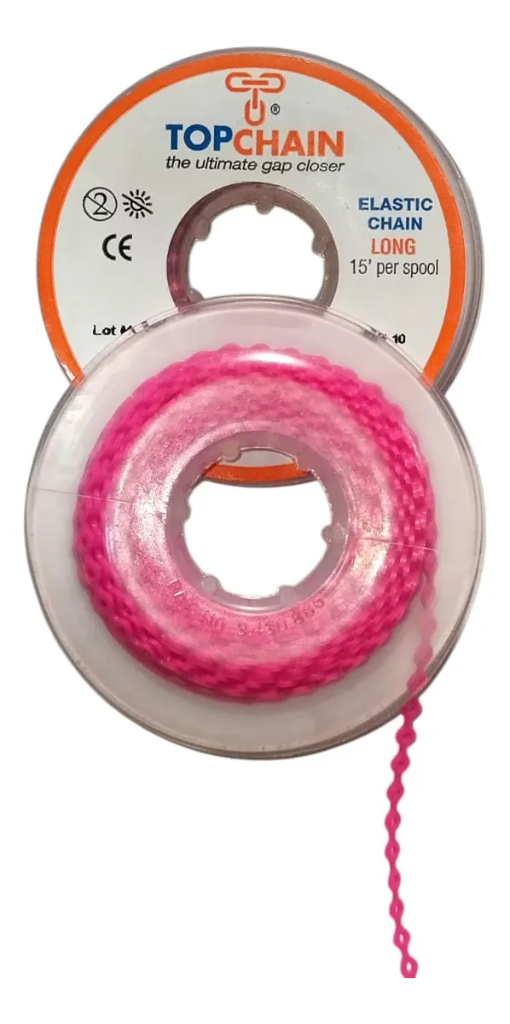 Cadena Elástica Top Chain 4.57m Abierta Hot Pink