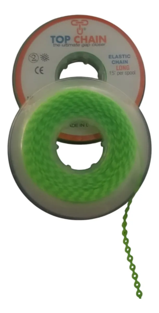 Cadena Elástica Top Chain 4.57m Abierta Lime