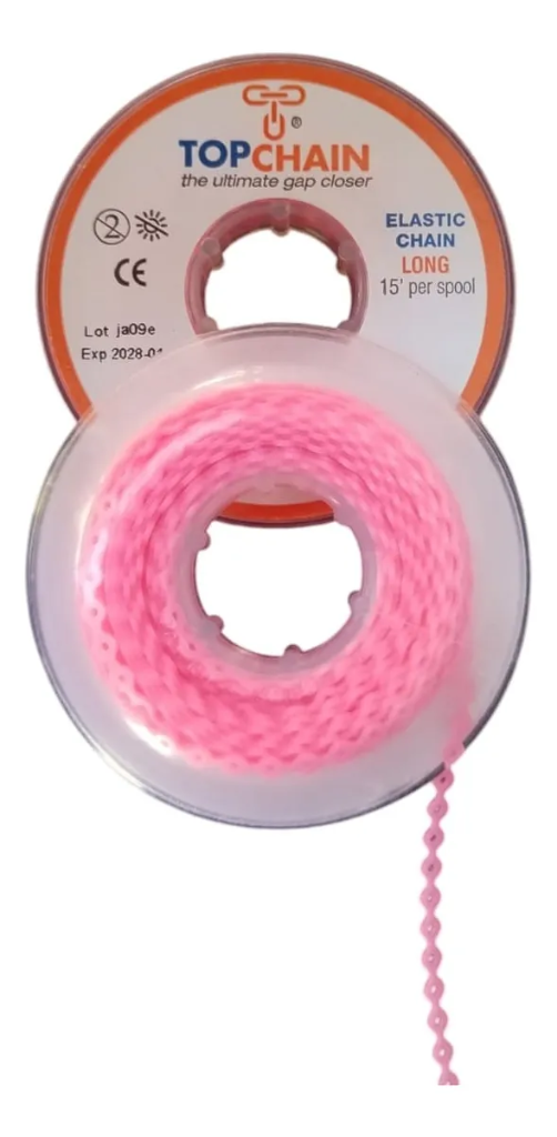 Cadena Elástica Top Chain 4.57m Abierta Pearl Watermelon