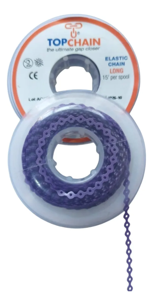 Cadena Elástica Top Chain 4.57m Abierta Purple