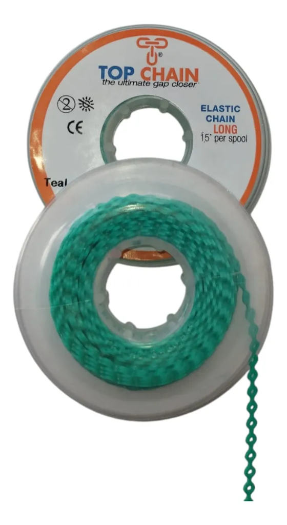 Cadena Elástica Top Chain 4.57m Abierta Teal