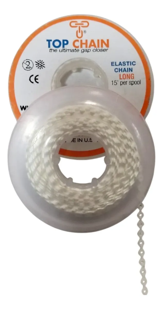 Cadena Elástica Top Chain 4.57m Abierta White