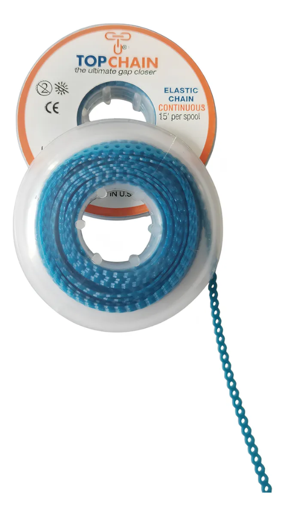 Cadena Elástica Top Chain 4.57m Cerrada Blue Pearl