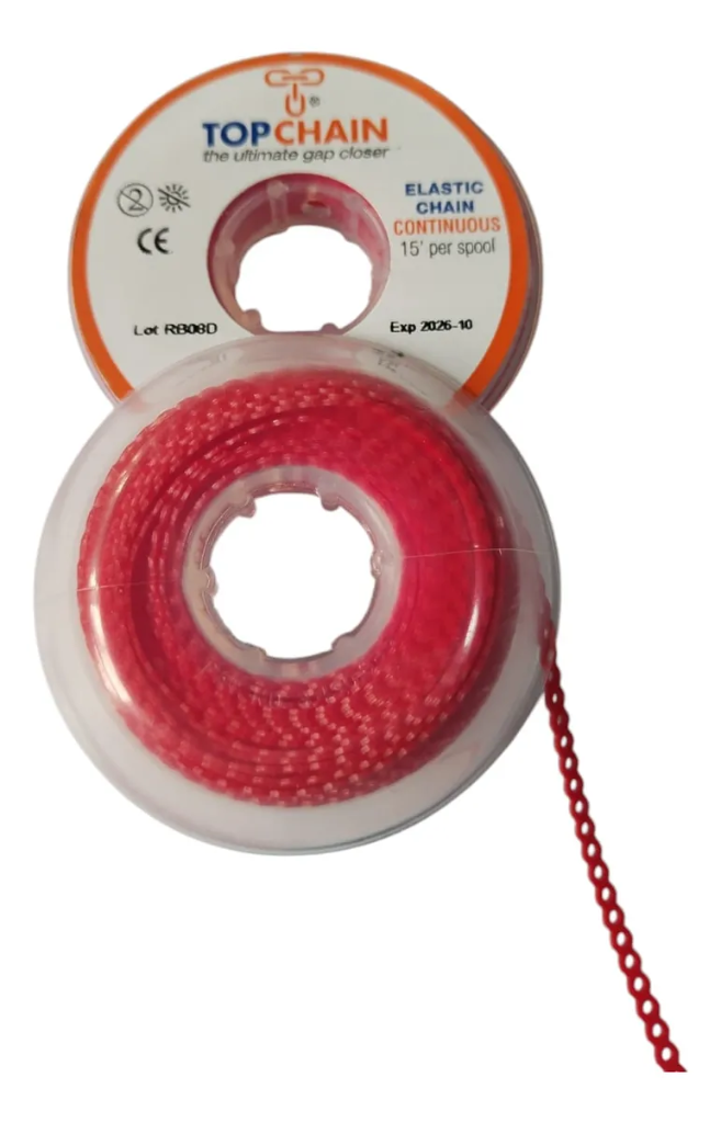 Cadena Elástica Top Chain 4.57m Cerrada Bright Red