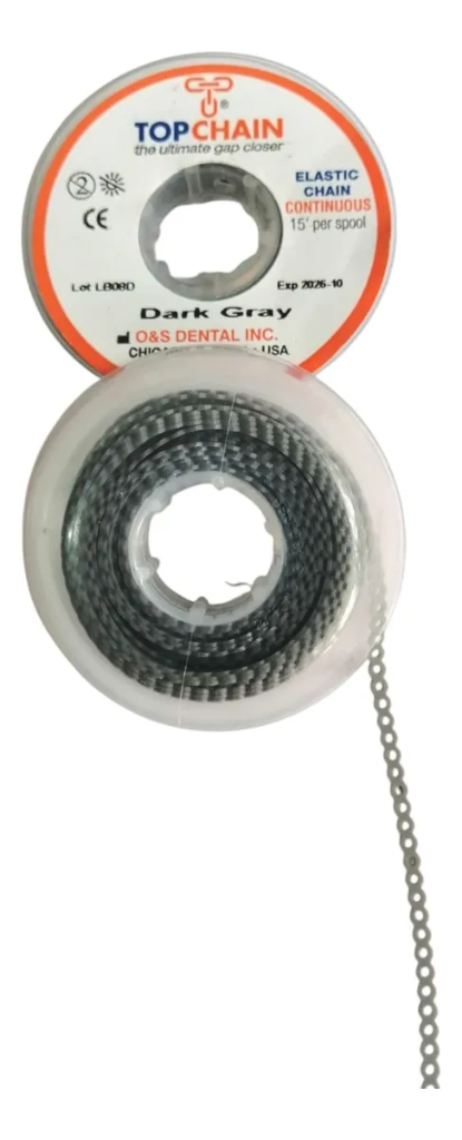 Cadena Elástica Top Chain 4.57m Cerrada Dark Gray