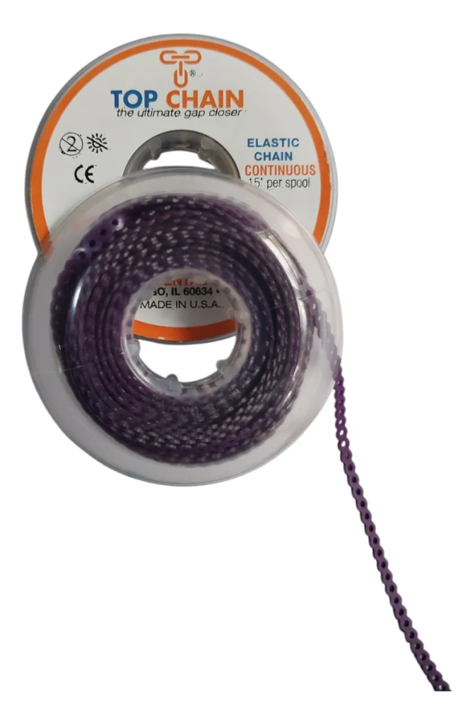 Cadena Elástica Top Chain 4.57m Cerrada Grape