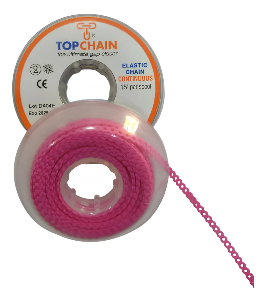 Cadena Elástica Top Chain 4.57m Cerrada Hot Pink
