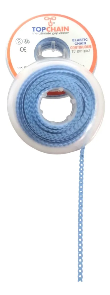 Cadena Elástica Top Chain 4.57m Cerrada Light Blue