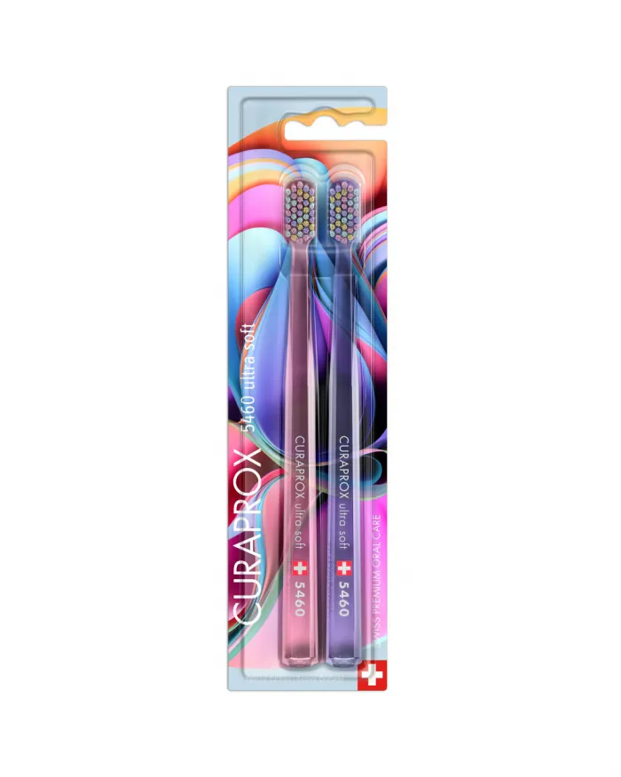 Curaprox Cepillo Dental 5460 Dúo Pack Colorful Curls