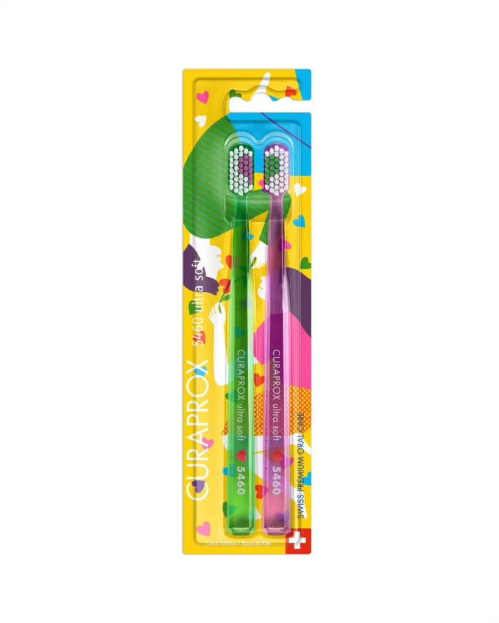 [OD-CPX-0035] Curaprox Cepillo Dental 5460 Dúo Pack Love 2023