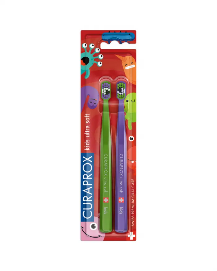 [OD-CPX-0041] Curaprox Cepillo Dental Kids Dúo Pack Little Bacterias