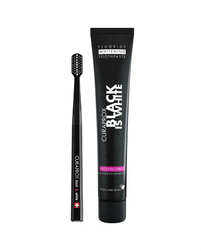 Curaprox Pasta Dental Black is White Set