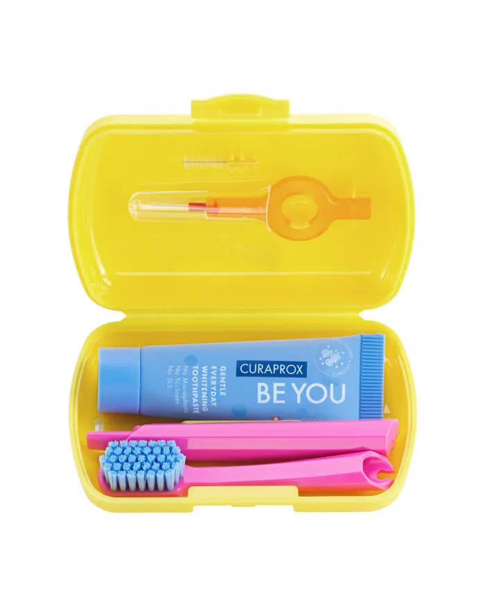 [OD-CPX-0131] Curaprox Travel Set Amarillo