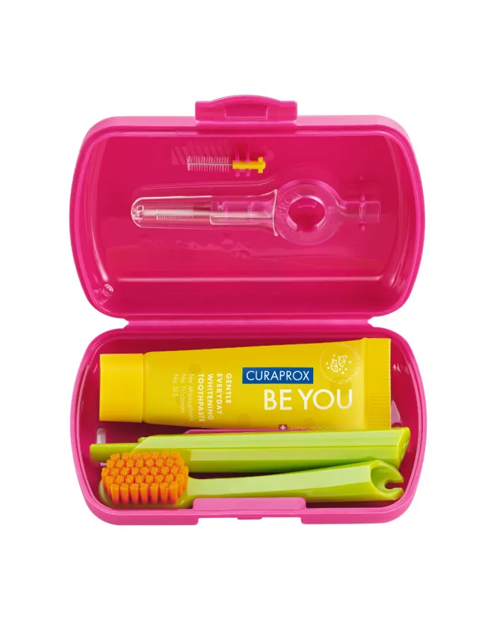 Travel Set Curaprox Magenta