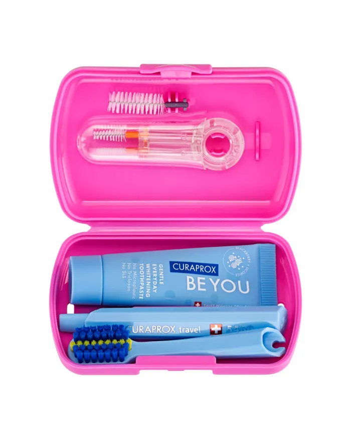 Curaprox Travel Set Ortho Rosa