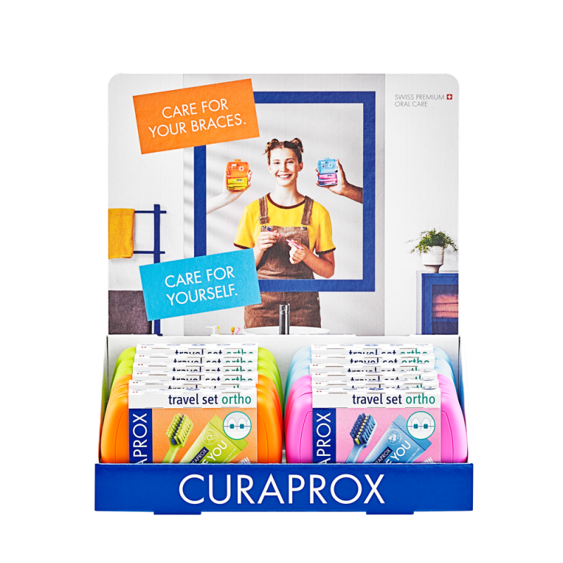 Travel Set Curaprox Ortho Display 12x