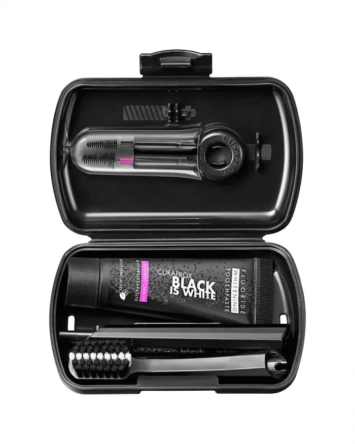 [OD-CPX-0148] Curaprox Travel Set Black is White