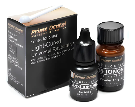[OD-PDM-0016] Ionómero de Vidrio Prime Dental Restaurativo Fotocurable 15g/6.8ml A2