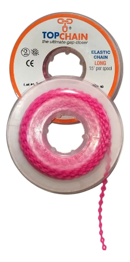 [OD-PDM-0041] Cadena Elástica Top Chain 4.57m Abierta Hot Pink