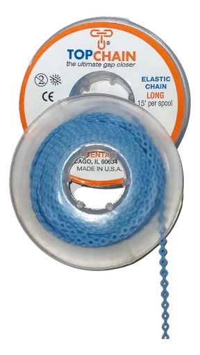 [OD-PDM-0042] Cadena Elástica Top Chain 4.57m Abierta Light Blue