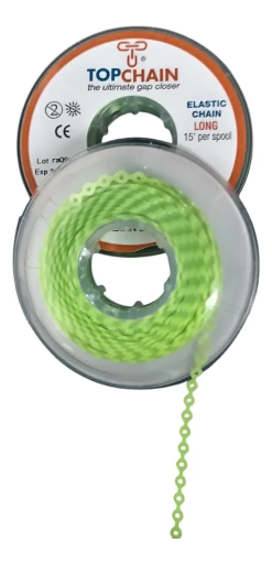 [OD-PDM-0047] Cadena Elástica Top Chain 4.57m Abierta Lime Pearl