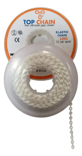 [OD-PDM-0067] Cadena Elástica Top Chain 4.57m Abierta White