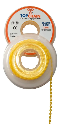 [OD-PDM-0068] Cadena Elástica Top Chain 4.57m Abierta Yellow