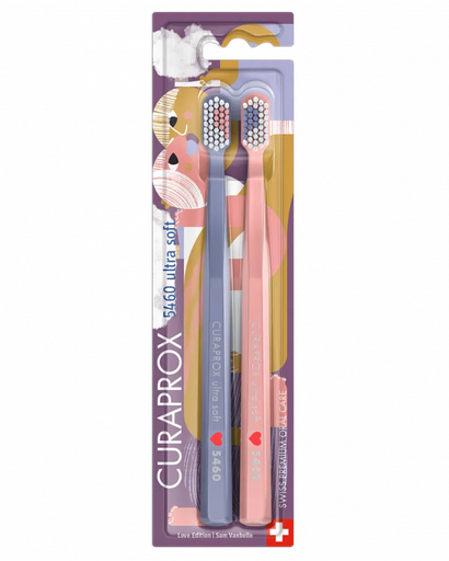 [OD-CPX-0034] Curaprox Cepillo Dental 5460 Dúo Pack Love 2022