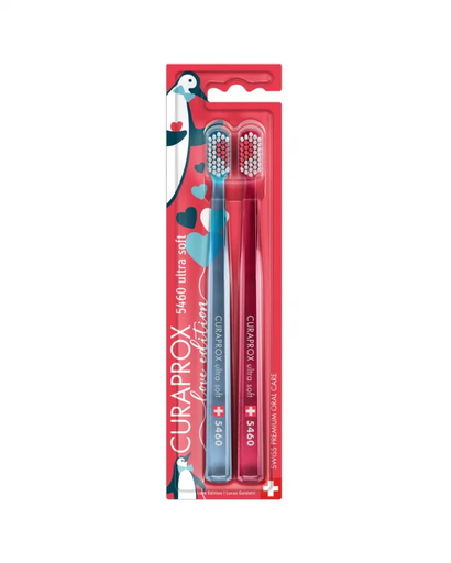 [OD-CPX-0036] Curaprox Cepillo Dental 5460 Dúo Pack Love 2024