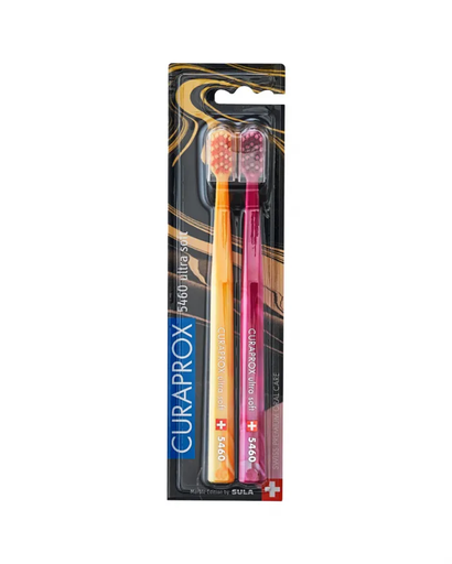 [OD-CPX-0037] Curaprox Cepillo Dental 5460 Dúo Pack Marble