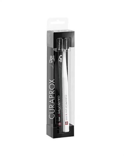 [OD-CPX-0043] Curaprox Cepillo Dental Black is White Dúo Pack B/N