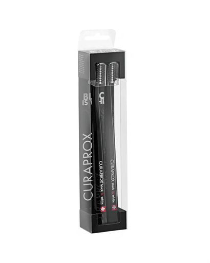 [OD-CPX-0044] Curaprox Cepillo Dental Black is White Dúo Pack N/N