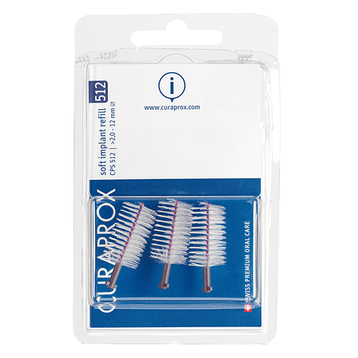 [OD-CPX-0092] Curaprox CPS 512 Soft Implant Refill 3x