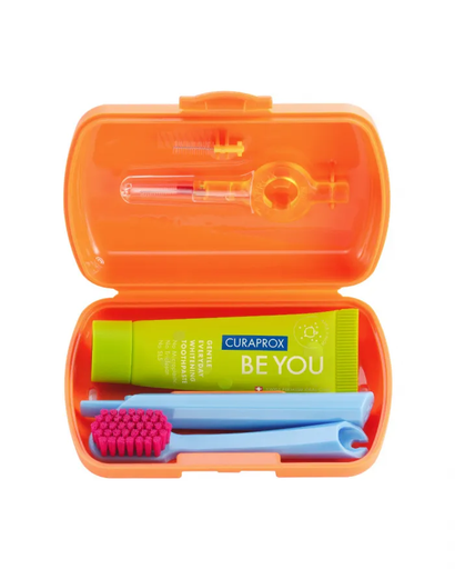 [OD-CPX-0134] Curaprox Travel Set Naranja