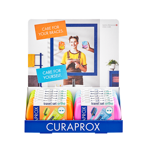 [OD-CPX-0147] Curaprox Travel Set Ortho Display 12x